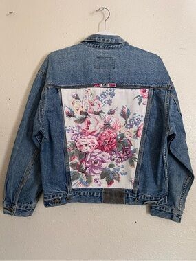 Vintage B.U.M. Equipment Reworked Denim Jacket M